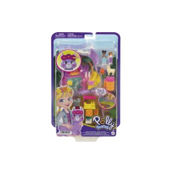 Polly Pocket World Schatulle,  Camping - B-Ware sehr gut