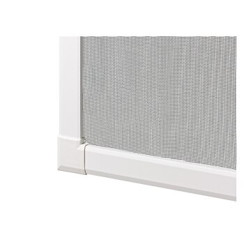 LIVARNO home Aluminium-Teleskop-Insektenschutz für das Fenster, 120 x 140 cm, weiß - B-Ware sehr gut