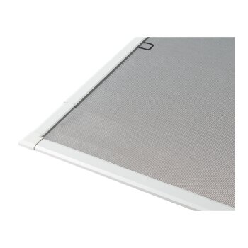LIVARNO home Aluminium-Teleskop-Insektenschutz für das Fenster, 120 x 140 cm, weiß - B-Ware sehr gut