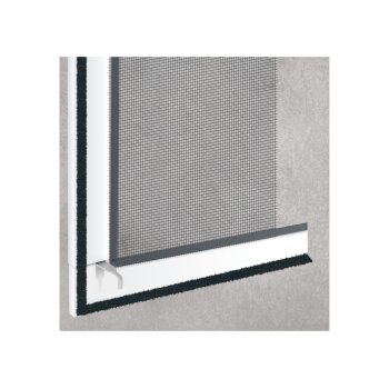 LIVARNO home Aluminium-Insektenschutz für Fenster, 130 x 150 cm, weiß - B-Ware neuwertig