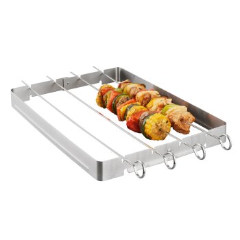 GRILLMEISTER Grillspieße-Set, Edelstahl (5-teilig) - B-Ware neuwertig