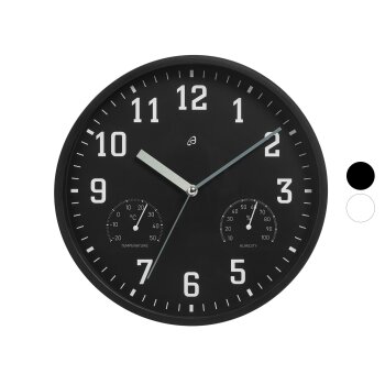 AURIOL® Wanduhr mit Thermo- und Hygrometer - B-Ware