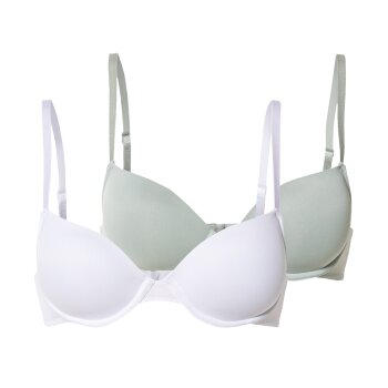 esmara® Damen Bügel-BHs, 2 Stück, gepaddete...