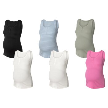 esmara® Damen Umstands-Ripptops, 2 Stück, mit...