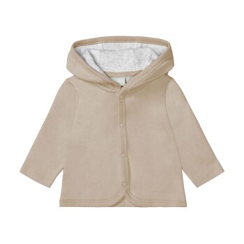 lupilu® Baby Sweatjacke, 2 Stück, aus reiner Bio-Baumwolle (hellgrau/beige, 86/92) - B-Ware sehr gut