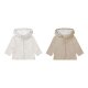 lupilu® Baby Sweatjacke, 2 Stück, aus reiner Bio-Baumwolle (hellgrau/beige, 86/92) - B-Ware sehr gut