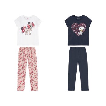 Kleinkinder Mädchen Pyjama aus reiner Baumwolle -...