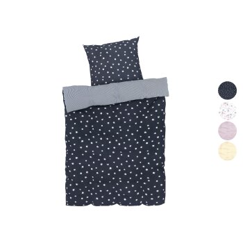 LIVARNO home Mikrofaser-Satin-Wendebettwäsche, 155 x 220 cm - B-Ware