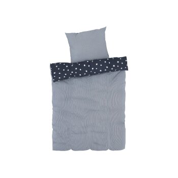 LIVARNO home Mikrofaser-Satin-Wendebettwäsche, 155 x 220 cm - B-Ware