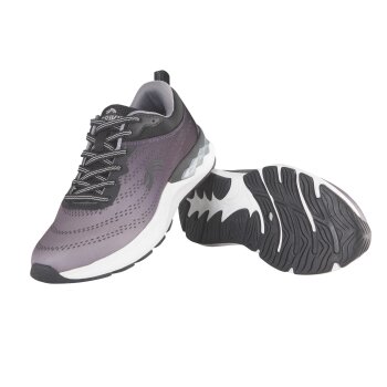 CRIVIT Damen Laufschuhe mit Textilfutter (schwarz/weiß, 37) - B-Ware neuwertig