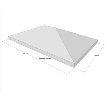 Grasekamp Schutzhaube Pavillon (3x4m) - B-Ware neuwertig