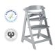 roba Treppenhochstuhl Sit Up Click & Fun, inklusive abnehmbarem Essbrett und Bügel, taupe - B-Ware sehr gut