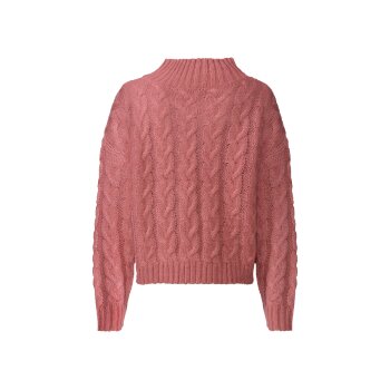 esmara® Damen Pullover, Grobstrick, im Oversize-Look (hellrosa, XS (32/34)) - B-Ware neuwertig