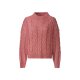 esmara® Damen Pullover, Grobstrick, im Oversize-Look (hellrosa, XS (32/34)) - B-Ware neuwertig