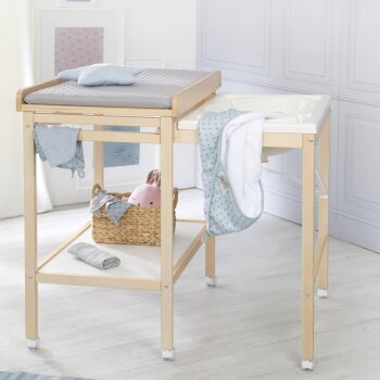 roba Bade-Wickel-Kombi Baby Pool bicolor inkl. Wickelauflage - B-Ware sehr gut