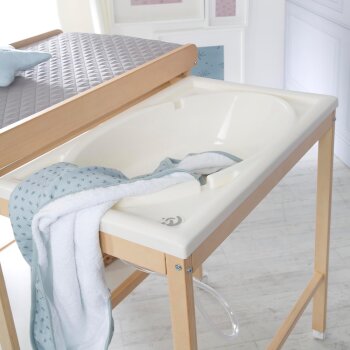 roba Bade-Wickel-Kombi Baby Pool bicolor inkl. Wickelauflage - B-Ware sehr gut