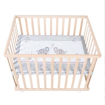 roba Laufgitter 75 x 100 + Einlage Jumbotwins - Holz...