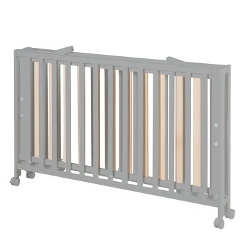 roba Klappbett Fold Up, 60 x 120 cm, Holz taupe, 2-fach höhenverstellbar - B-Ware sehr gut