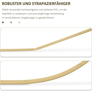 Ribelli Sichtschutzmatte, aus PVC, 90 x 500 cm, bambus - B-Ware neuwertig