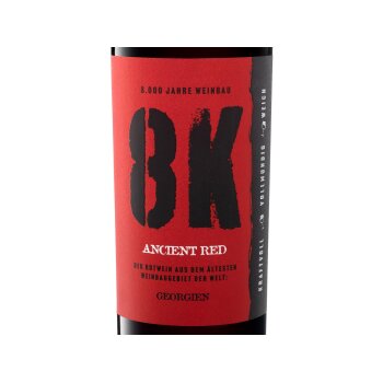 8K Ancient Red Georgien halbtrocken, Rotwein