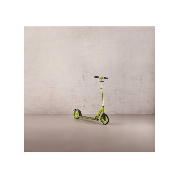 CRIVIT Aluminium-Scooter Big Wheel, Limette - B-Ware sehr gut
