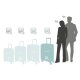 TOPMOVE® Koffer-Set, Softcase, M und XL, 62/69 L und 96/108 L, erweiterbar - B-Ware sehr gut