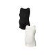 esmara® Damen Umstands-Ripptops, 2 Stück, mit Baumwolle (schwarz/weiß, S(36/38)) - B-Ware neuwertig