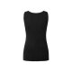 esmara® Damen Umstands-Ripptops, 2 Stück, mit Baumwolle (schwarz/weiß, S(36/38)) - B-Ware neuwertig
