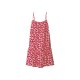 esmara® Damen Kleid, weit geschnitten, mit Viskose (rot, M (40/42)) - B-Ware neuwertig