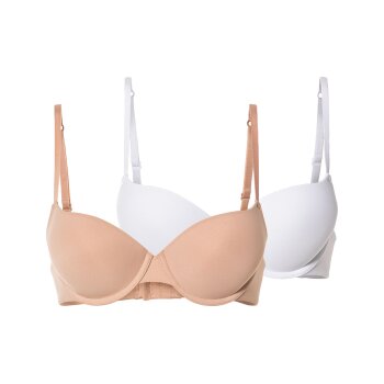 esmara® Damen Push-Up BHs, 2 Stück, mit...