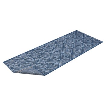 LIVARNO home Outdoorteppich, B 80 x L 200 cm (blau) - B-Ware sehr gut
