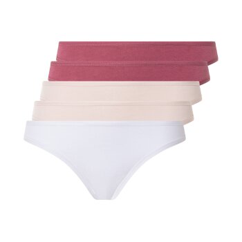 esmara® Damen Strings, 5 Stück, hoher...