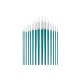 crelando® Pinsel-Set, mit Birkenholzgriff (Pinsel rund 15 tlg.) - B-Ware neuwertig