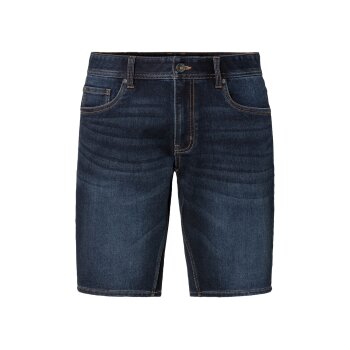 LIVERGY® Herren Sweat-Denim-Bermudas mit Baumwolle -...