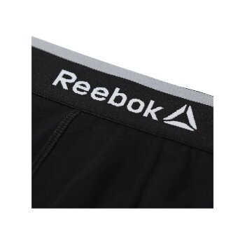 Reebok Herren Boxershorts, 2 Stück, mit Baumwolle (schwarz/rot, 7/XL) - B-Ware neuwertig