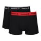 Reebok Herren Boxershorts, 2 Stück, mit Baumwolle (schwarz/rot, 7/XL) - B-Ware neuwertig