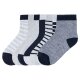 lupilu® Kleinkinder Socken, 7 Paar, mit Bio-Baumwolle (Streifen/navy/grau, 23-26) - B-Ware neuwertig