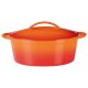 GSW Gusseisen Schmortopf/Bräter (Bräter, orange, 33x25cm) - B-Ware neuwertig