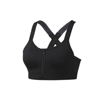 CRIVIT Damen Sportbustier, High-Level, mit Mesh-Einsätzen (schwarz, L(44/46)) - B-Ware neuwertig