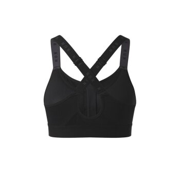 CRIVIT Damen Sportbustier, High-Level, mit Mesh-Einsätzen (schwarz, L(44/46)) - B-Ware neuwertig