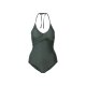esmara® Damen Badeanzug, pflegeleichte Qualität (grün, 42) - B-Ware neuwertig