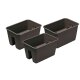 Prosperplast Geländertopf »Ratolla Railing«, im praktischen 2er Set, in Rattanoptik (rechteckig, braun, 396x272x225 mm) - B-Ware sonstiges