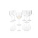 ERNESTO® Gläserset aus stabilem Kunststoff, 6-teilig, Champagnergläser, transparent - B-Ware neuwertig