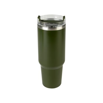 ERNESTO® Doppelwandiger Becher (1,2L ohne Griff, Grün) - B-Ware neuwertig