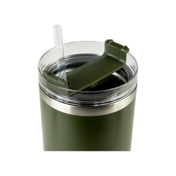 ERNESTO® Doppelwandiger Becher (1,2L ohne Griff, Grün) - B-Ware neuwertig