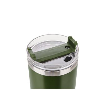 ERNESTO® Doppelwandiger Becher (1,2L ohne Griff, Grün) - B-Ware neuwertig