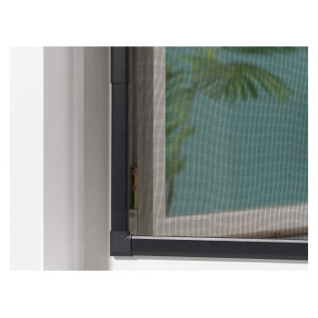 LIVARNO home Insektenschutz für Fenster, 120 x 140 cm, anthrazit - B-Ware sehr gut