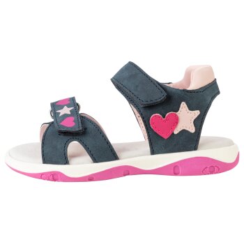 lupilu® Kleinkinder Mädchen Sandalen mit Lederdecksohle (navy, 29) - B-Ware sehr gut