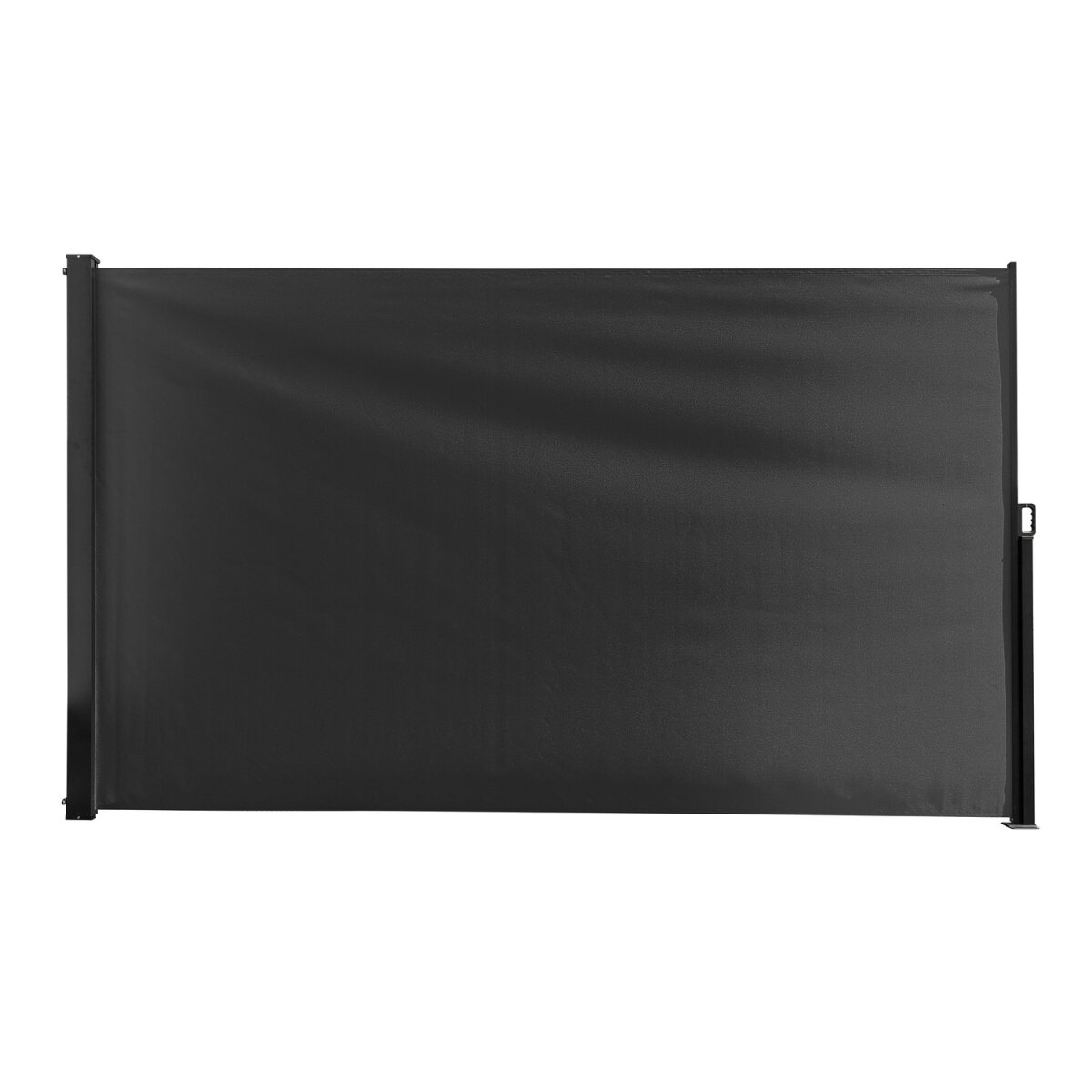 LIVARNO home Seitenmarkise, 350 x 200 cm, schwarz - B-Ware sehr  
