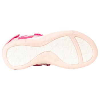 lupilu® Kleinkinder Mädchen Sandalen mit Lederdecksohle (pink, 27) - B-Ware neuwertig